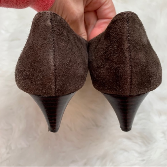 Calvin Klein brown dress wedges Baylor RELISTED - Picture 5 of 8